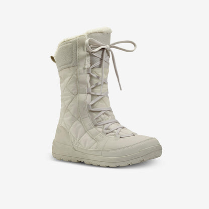 Quechua Women's NH500 Warm Waterproof High Lace Snow Boots