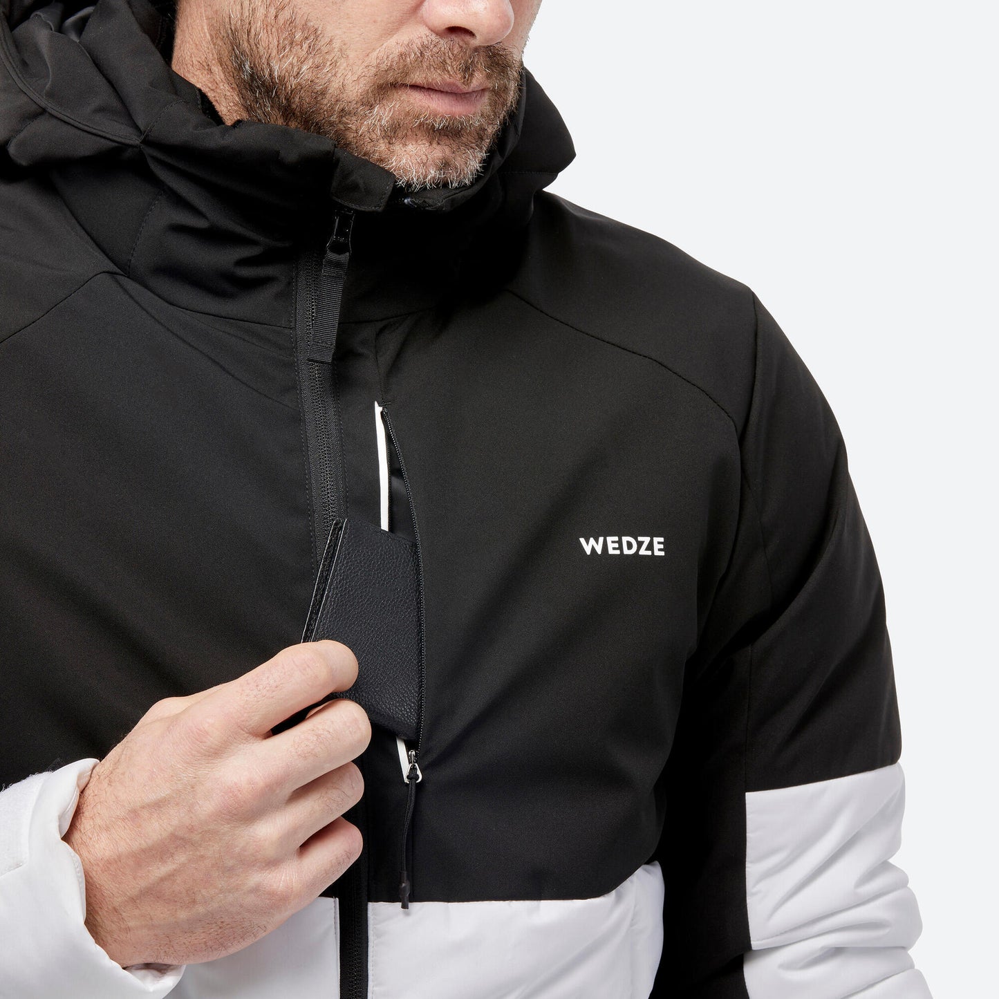 Wedze Men's 100 Mid-Length Warm Ski Jacket