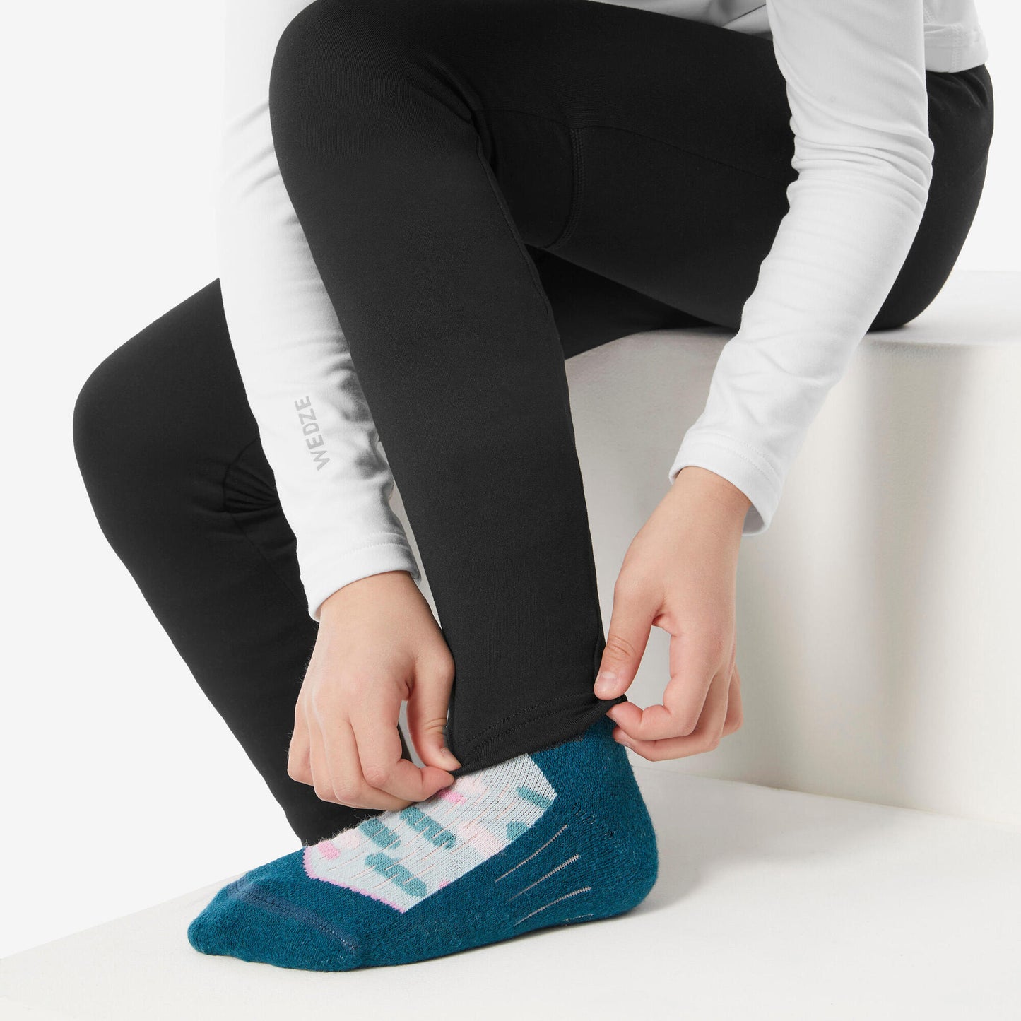 Wedze Kids' BL500 Thermal Ski Base Layer Bottom