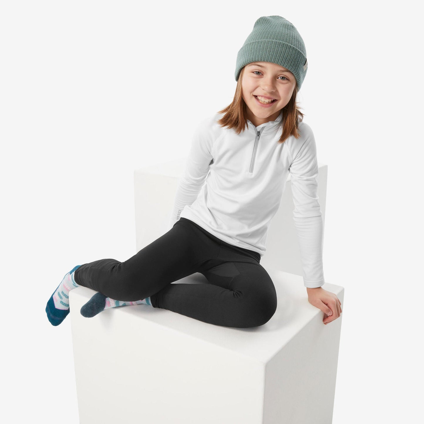 Wedze Kids' BL500 Thermal Ski Base Layer Bottom