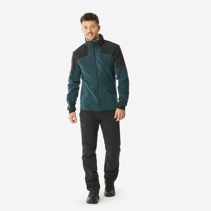 Quechua Men’s MH500 Warm Water-Repellent Hiking Fleece Jacket