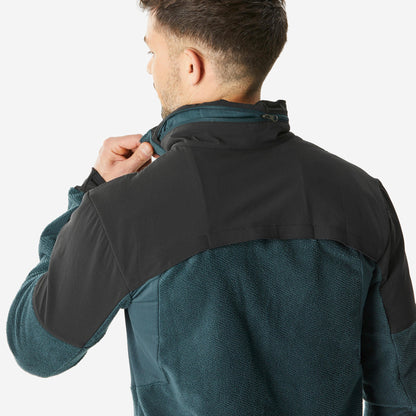 Quechua Men’s MH500 Warm Water-Repellent Hiking Fleece Jacket