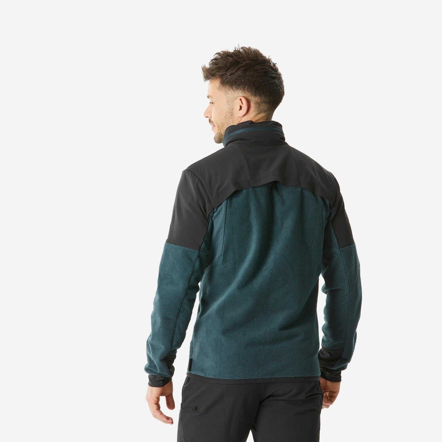 Quechua Men’s MH500 Warm Water-Repellent Hiking Fleece Jacket
