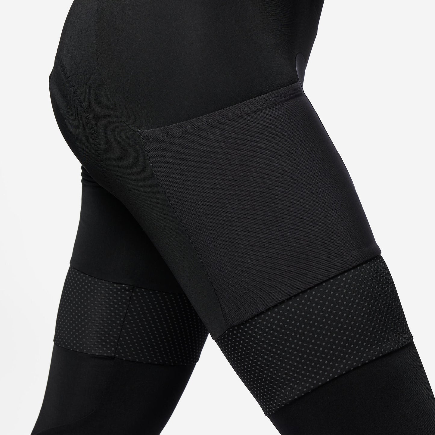 Van Rysel Men's Winter Road Cycling Tights Racer - Black