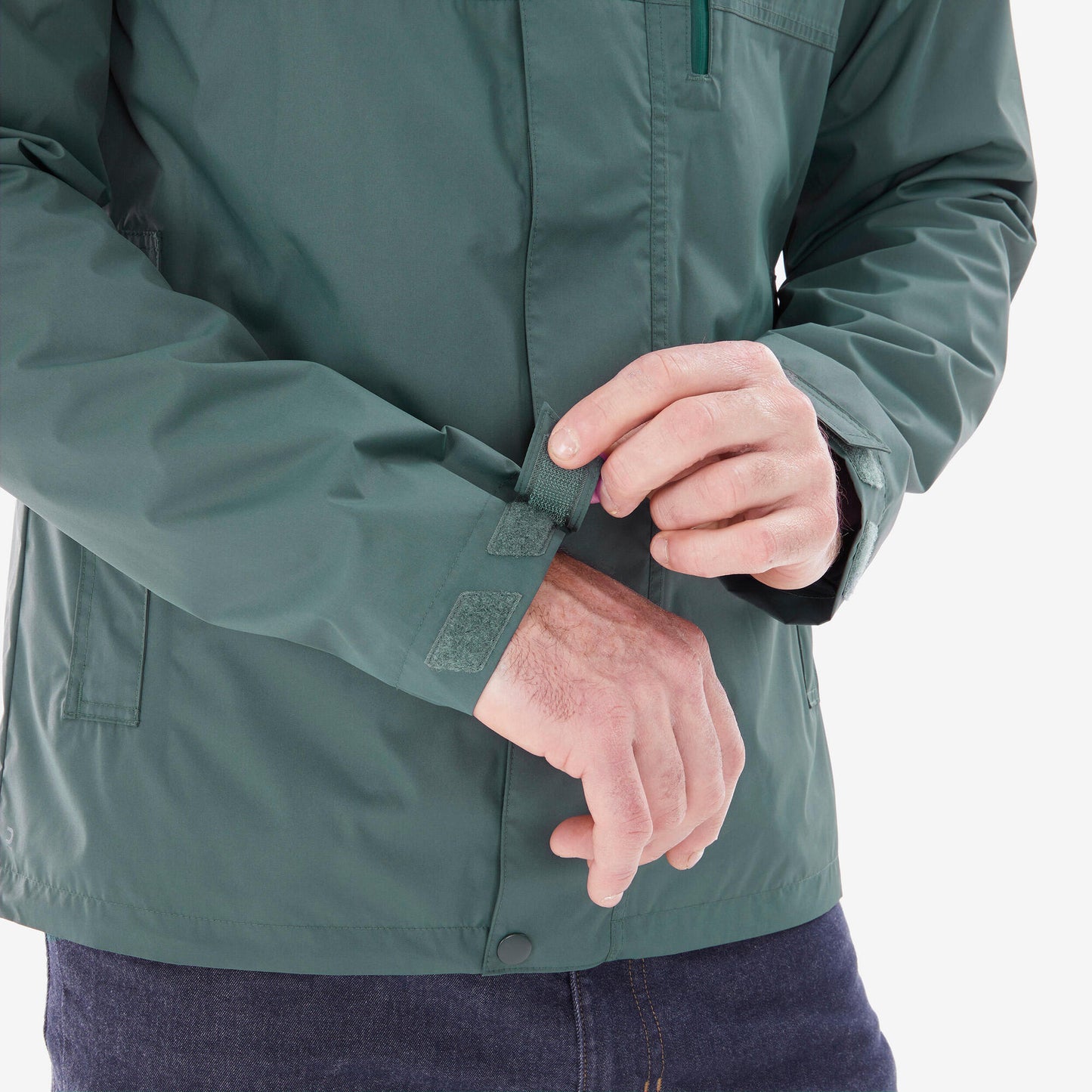 Quechua Men's NH500 Imper Waterproof Rain Jacket