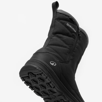 Quechua Men’s NH100 Warm Waterproof Easy-On Snow Hiking Boots