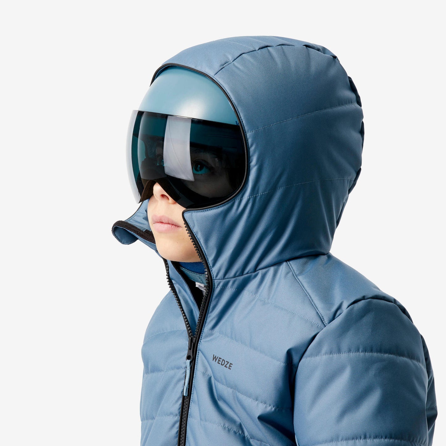 Wedze Kids' 100 Waterproof Puffer Ski Jacket