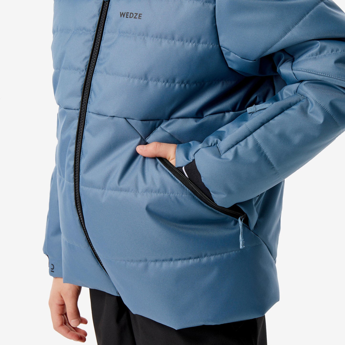 Wedze Kids' 100 Waterproof Puffer Ski Jacket