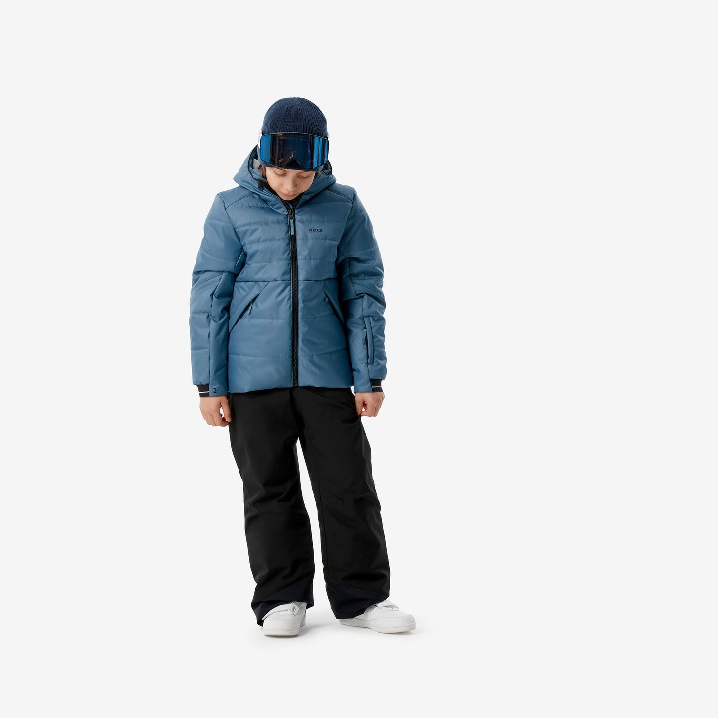 Wedze Kids' 100 Waterproof Puffer Ski Jacket