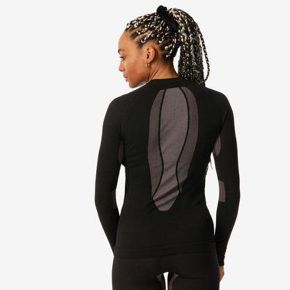 Wedze Women’s BL500 Seamless Ski Base Layer Top