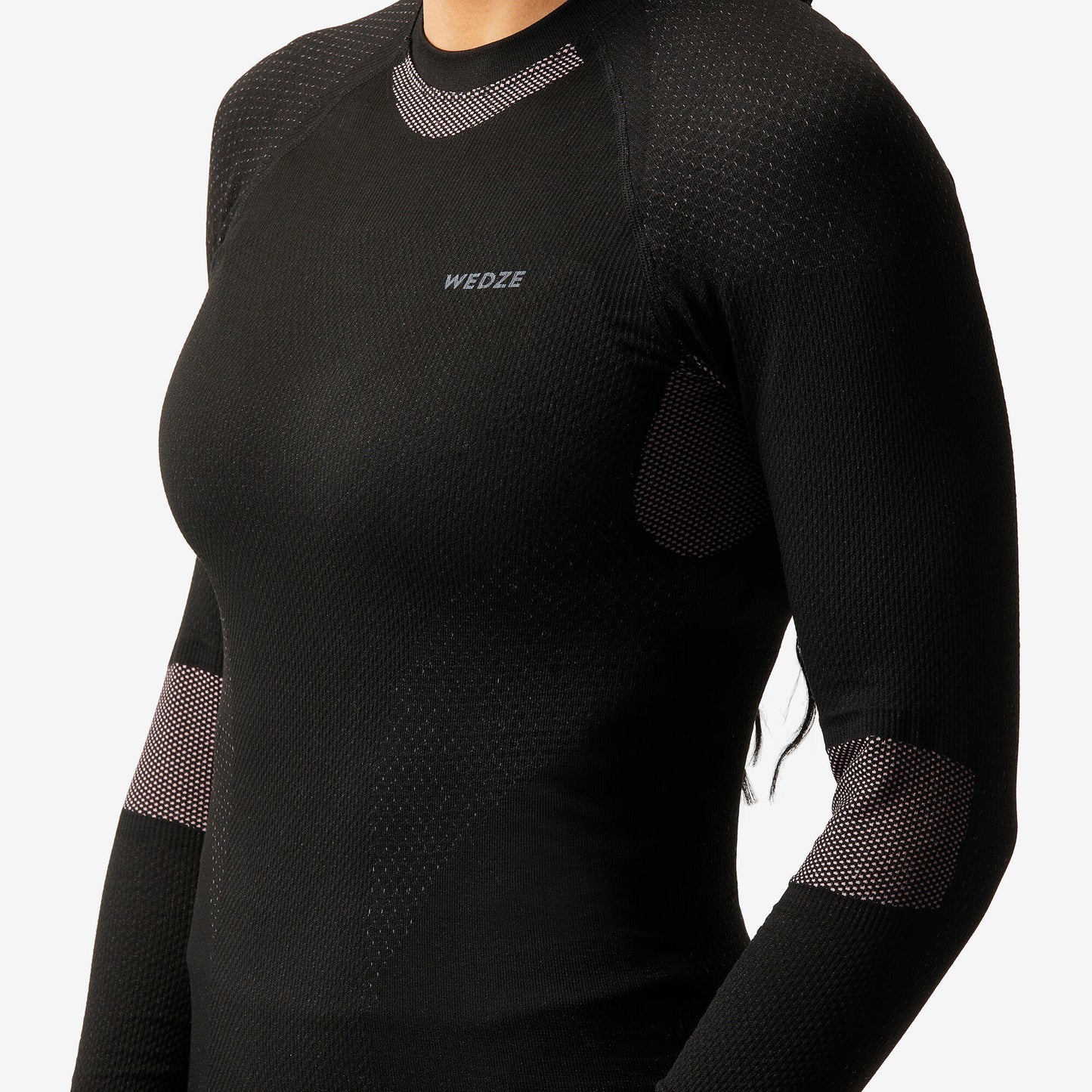 Wedze Women’s BL500 Seamless Ski Base Layer Top