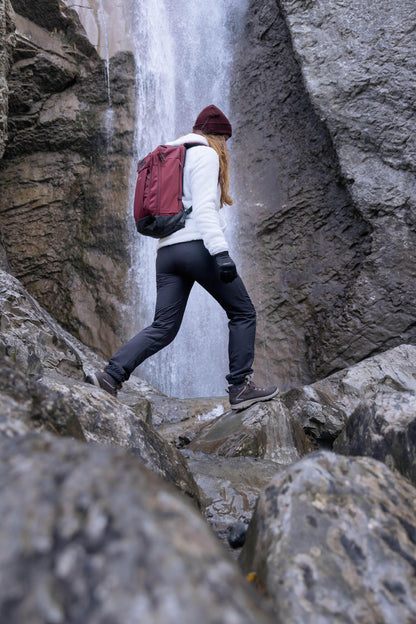 Quechua Women’s NH100 Water-Repellent Fleece-Lined Winter Hiking Pants