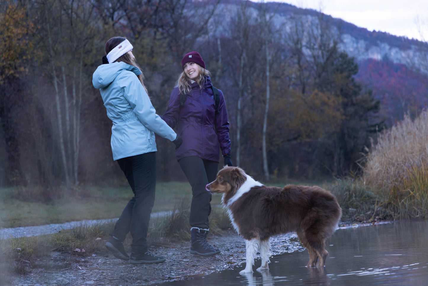 Quechua Women’s NH100 Water-Repellent Fleece-Lined Winter Hiking Pants