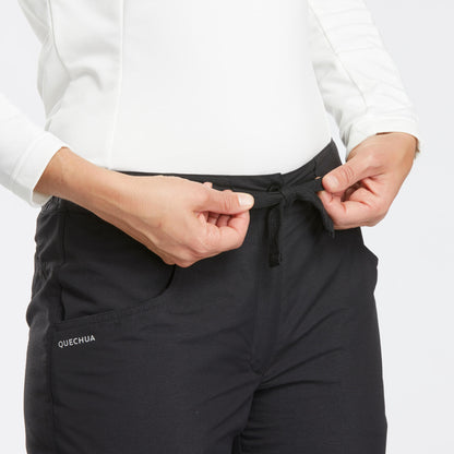 Quechua Women’s NH100 Water-Repellent Fleece-Lined Winter Hiking Pants