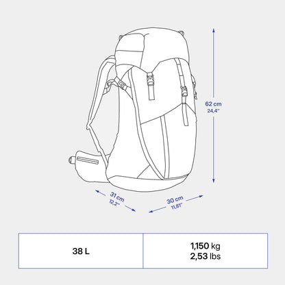 Quechua MH500 38 L Hiking Backpack