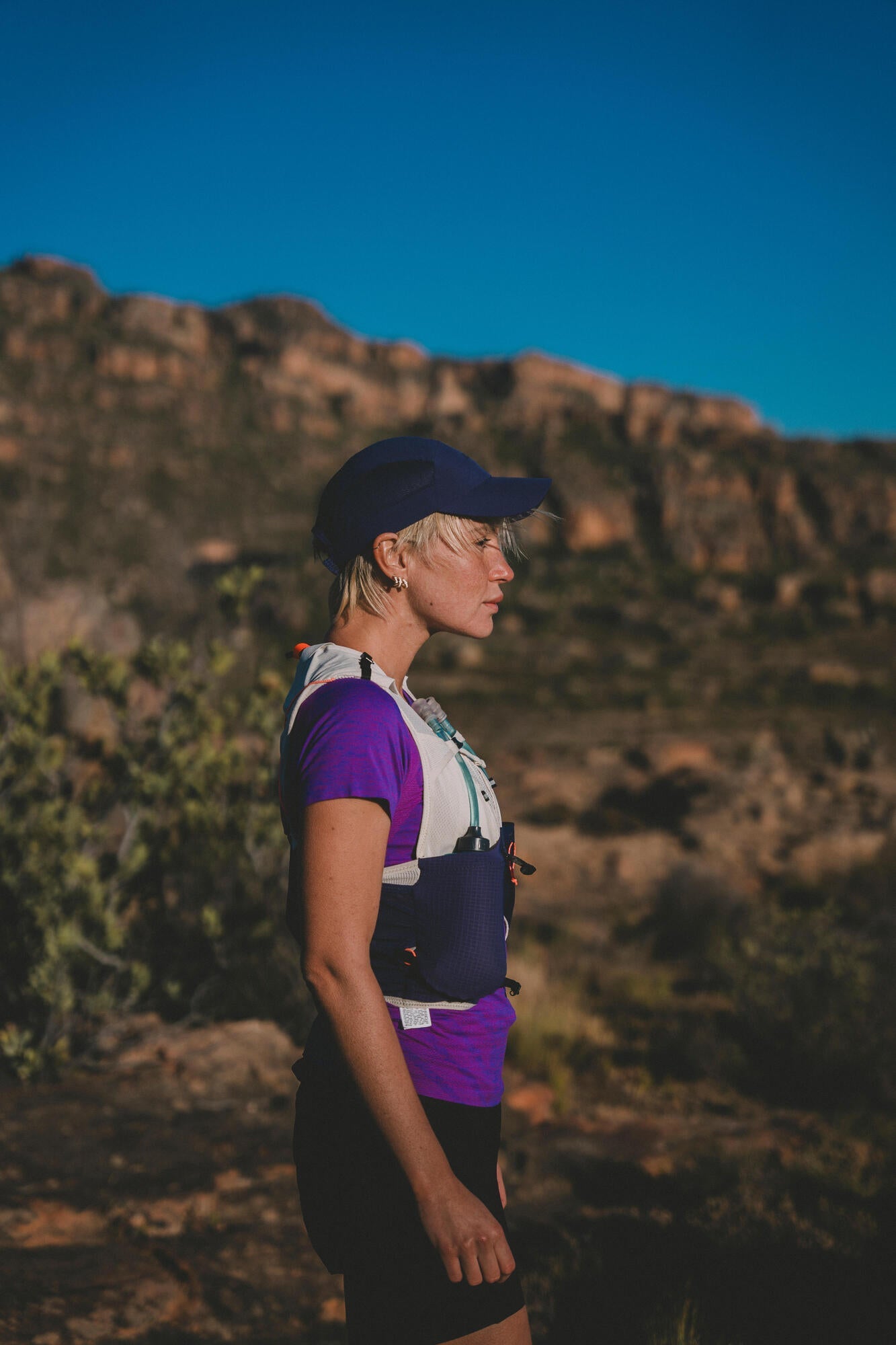 KIPRUN 8L Women's trail running bag - Beige purple