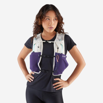 KIPRUN 8L Women's trail running bag - Beige purple