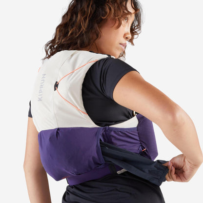 KIPRUN 8L Women's trail running bag - Beige purple