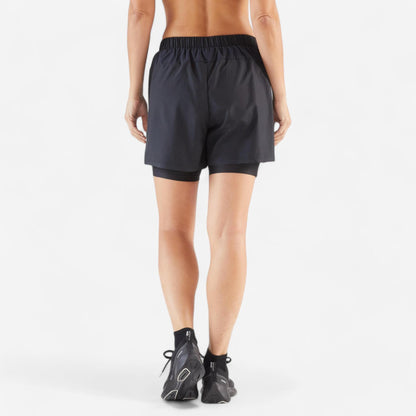 Kiprun Women's Run 500 2-in-1 Compression Running Shorts
