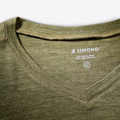 Simond Men's Travel 500 Merino Wool Long-sleeve Shirt