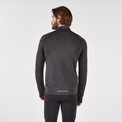Kiprun Men's 100 Long-Sleeved Half-Zip Running T-shirt