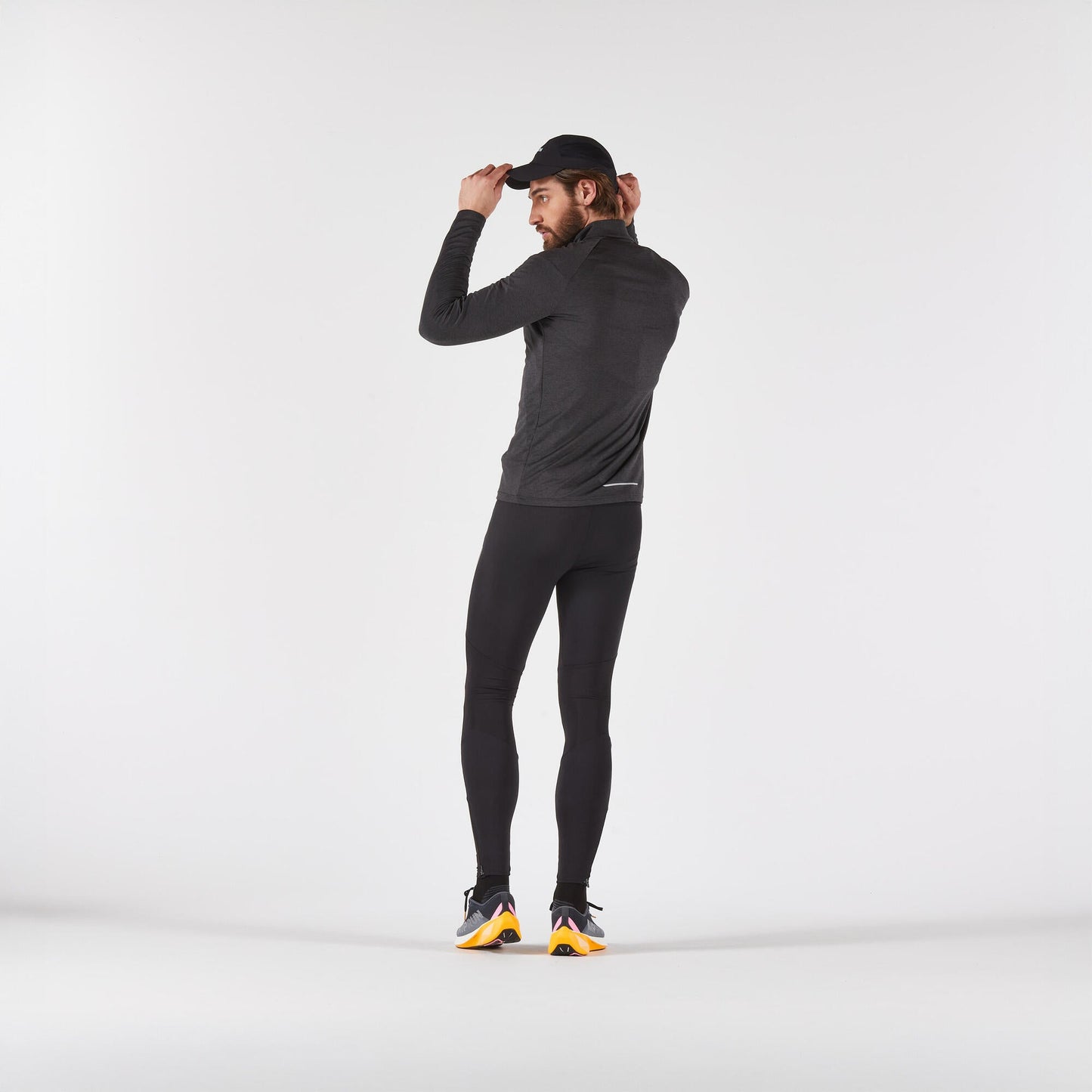 Kiprun Men's 100 Long-Sleeved Half-Zip Running T-shirt