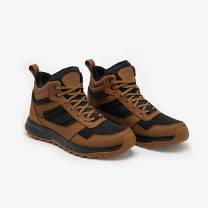 Quechua Men's NH500 Warm Waterproof Mid Leather Hiking Boots