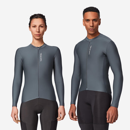 Van Rysel Unisex RCR 2 Long-Sleeved Fleece-Lined Cycling Jersey