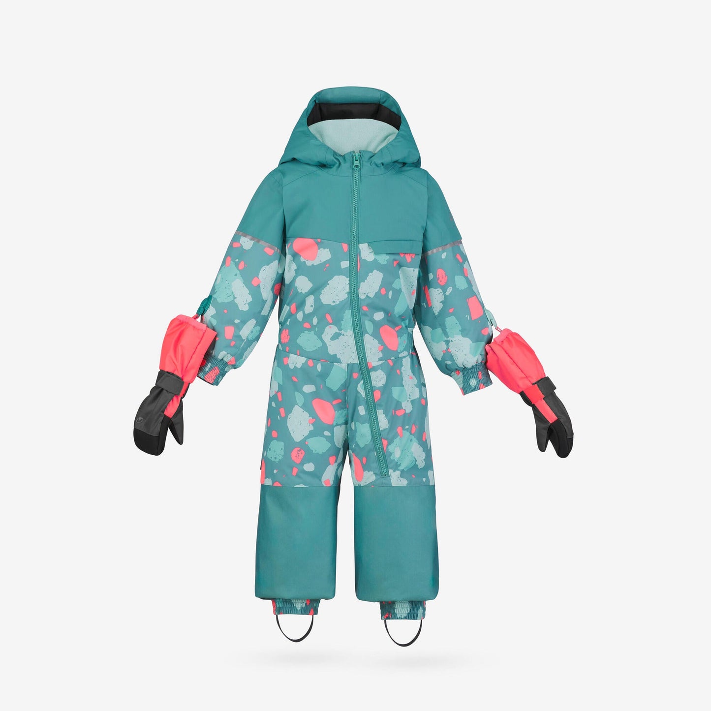 Wedze Kids' 500 Adjustable Waterproof Snowsuit