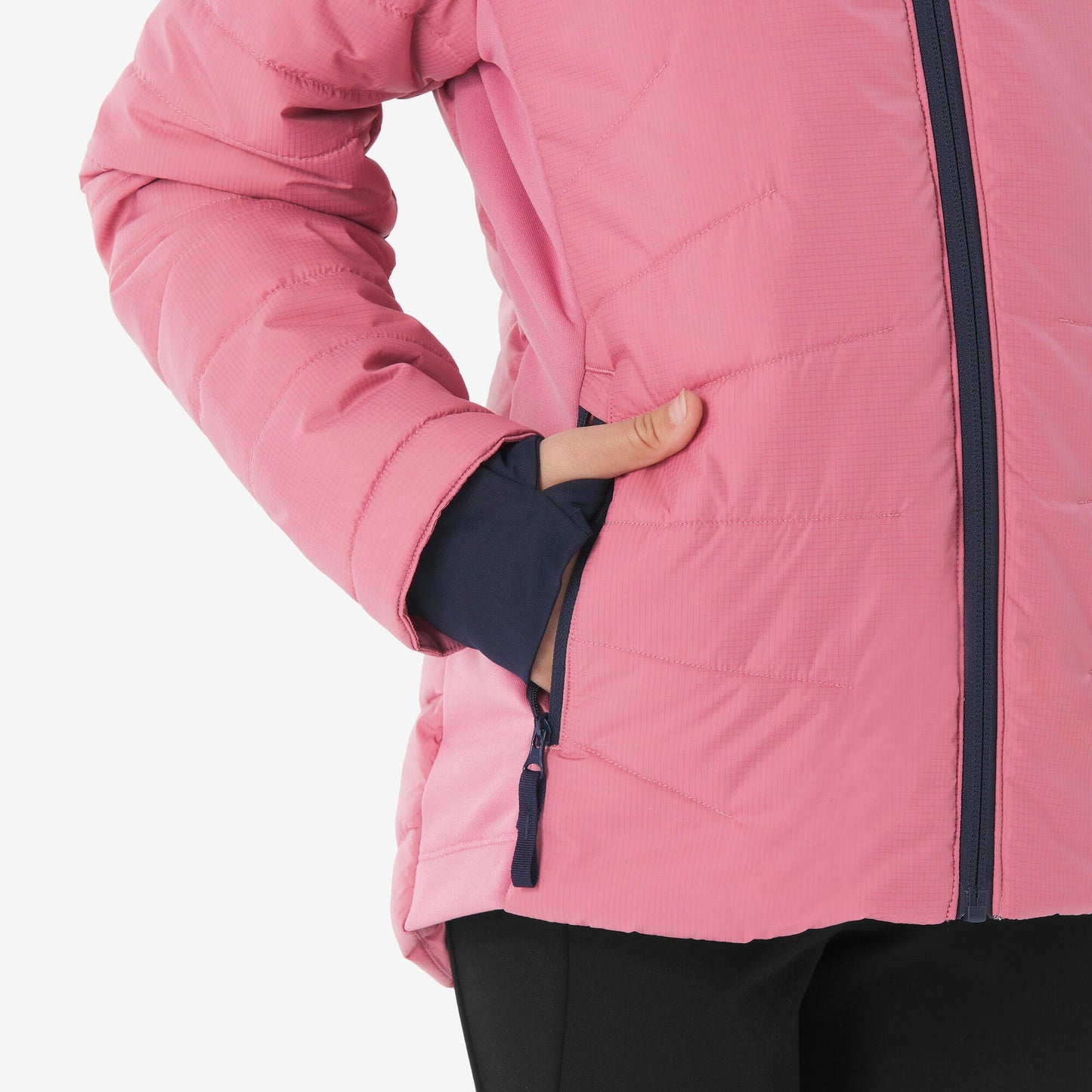 Quechua Kids’ MH500 Hybrid Hiking Puffer Jacket