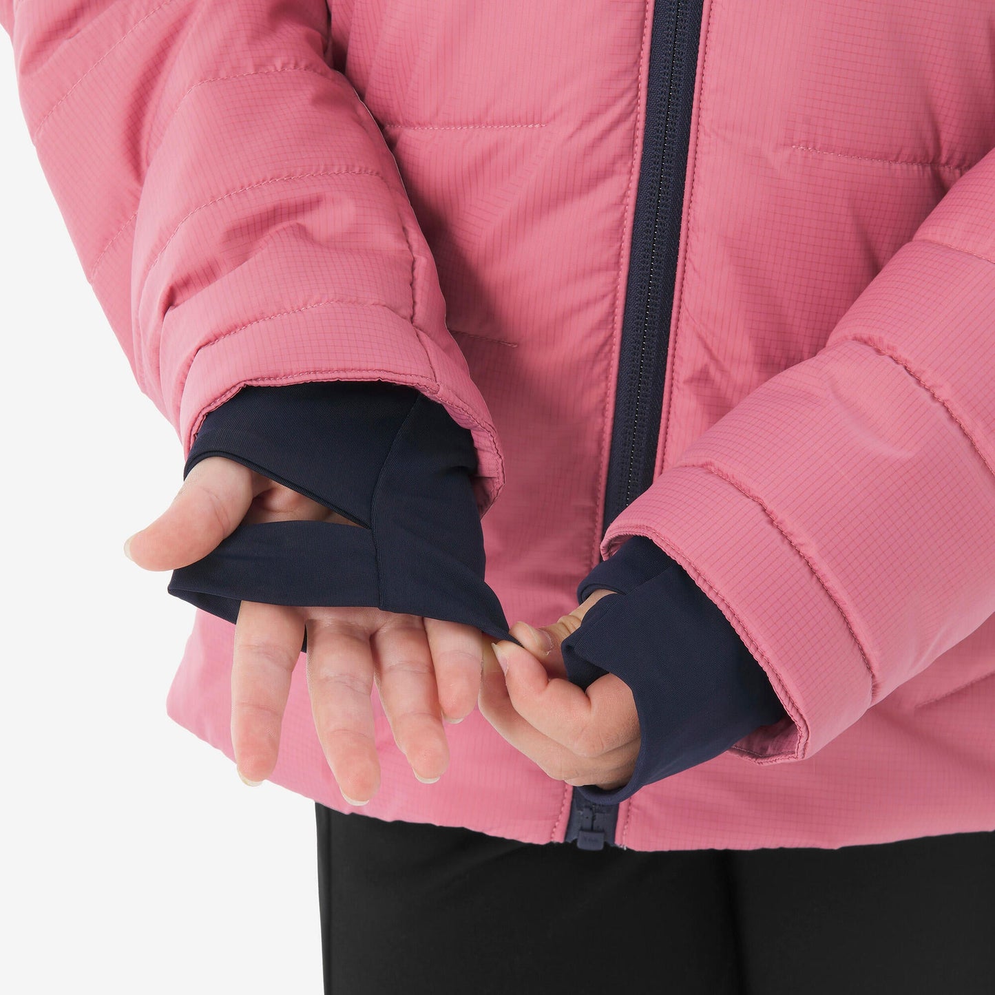 Quechua Kids’ MH500 Hybrid Hiking Puffer Jacket