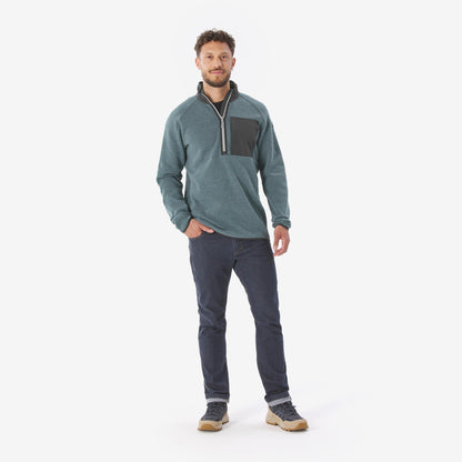 Quechua Men's NH500 Half-Zip Hiking Pullover