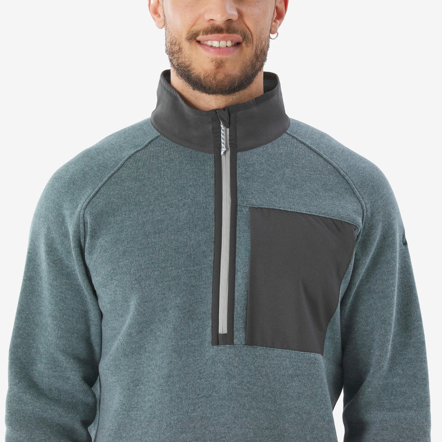 Quechua Men's NH500 Half-Zip Hiking Pullover