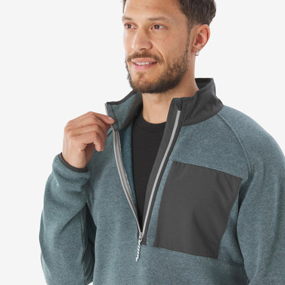 Quechua Men's NH500 Half-Zip Hiking Pullover
