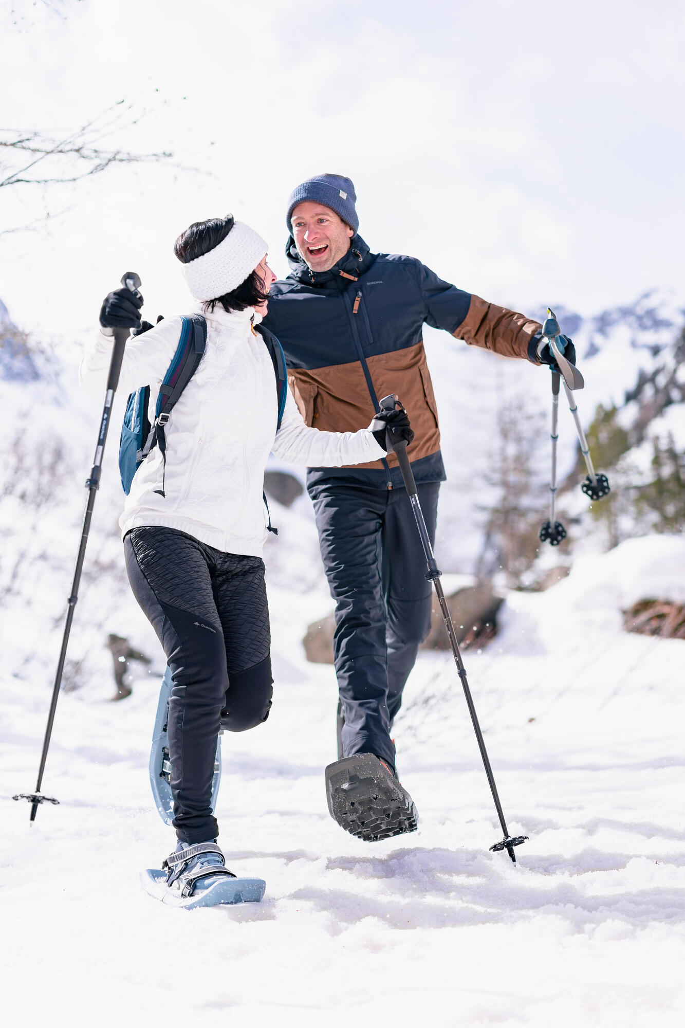 Quechua NH100 Easy Velcro Snowshoes