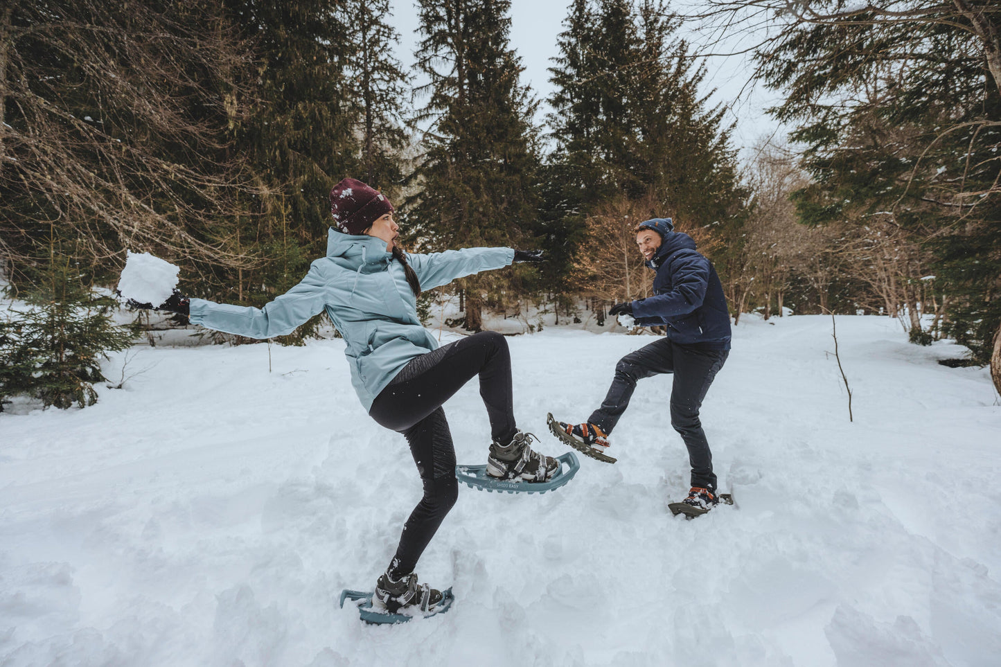 Quechua NH100 Easy Velcro Snowshoes