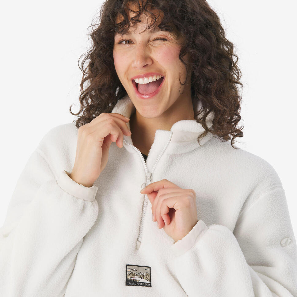 Quechua Women's MH100 Sherpa Fleece Pullover