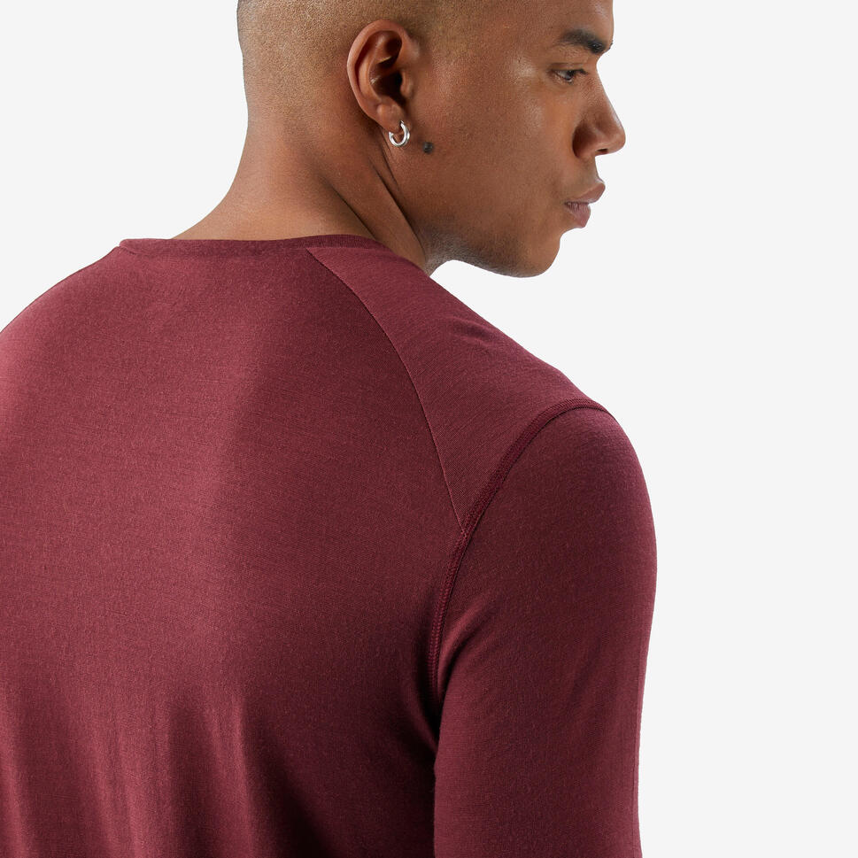 Simond Men's MT500 Long-sleeve 100% Merino Wool T-shirt