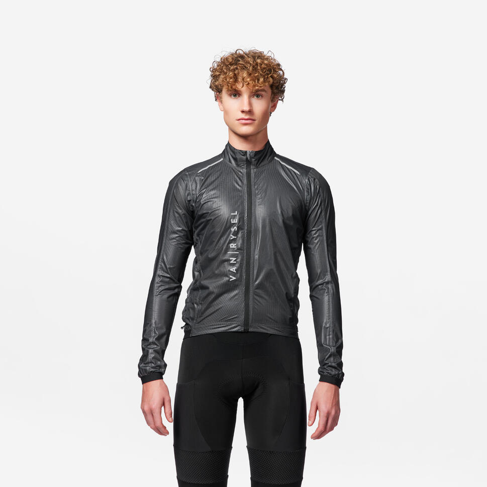 Van Rysel Men's Ultralight Waterproof Cycling Jacket