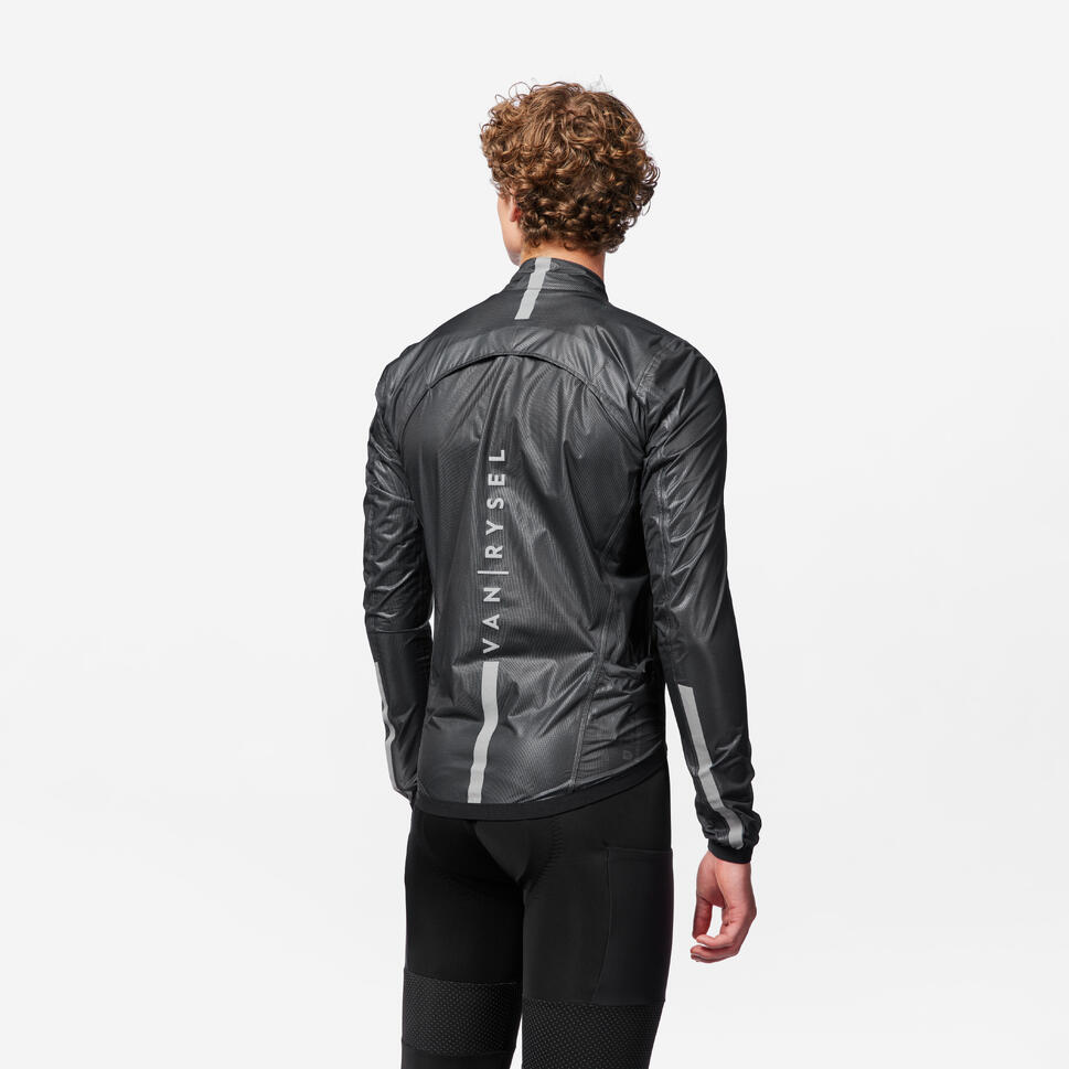Van Rysel Men's Ultralight Waterproof Cycling Jacket
