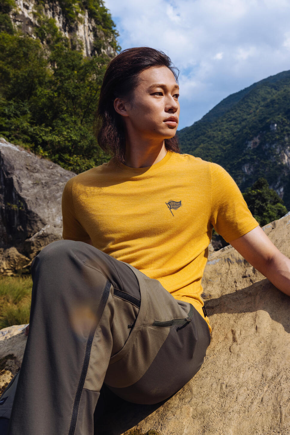 SIMOND Men's Travel 500 Merino Wool T-Shirt