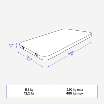 Quechua Ultimate Comfort Self-Inflating Camping Mattress