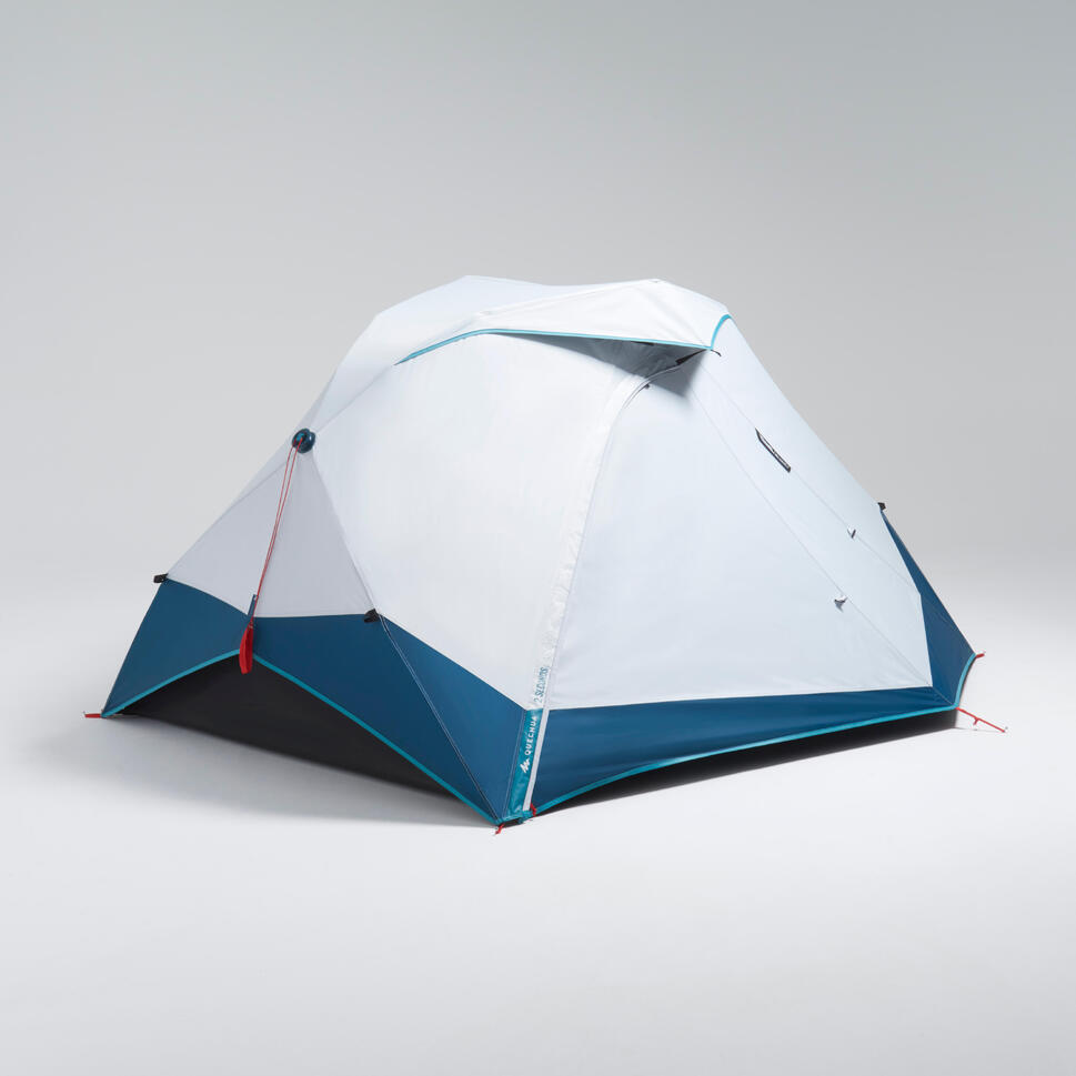 Quechua 2 Second Easy Fresh & Black Waterproof Pop Up Camping Tent - 2 Person
